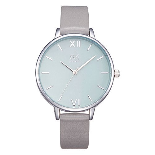 SHENGKE Women Watches Leather Band Luxury Quartz Watches Ladies Wristwatch Relogio Feminino - Image 1