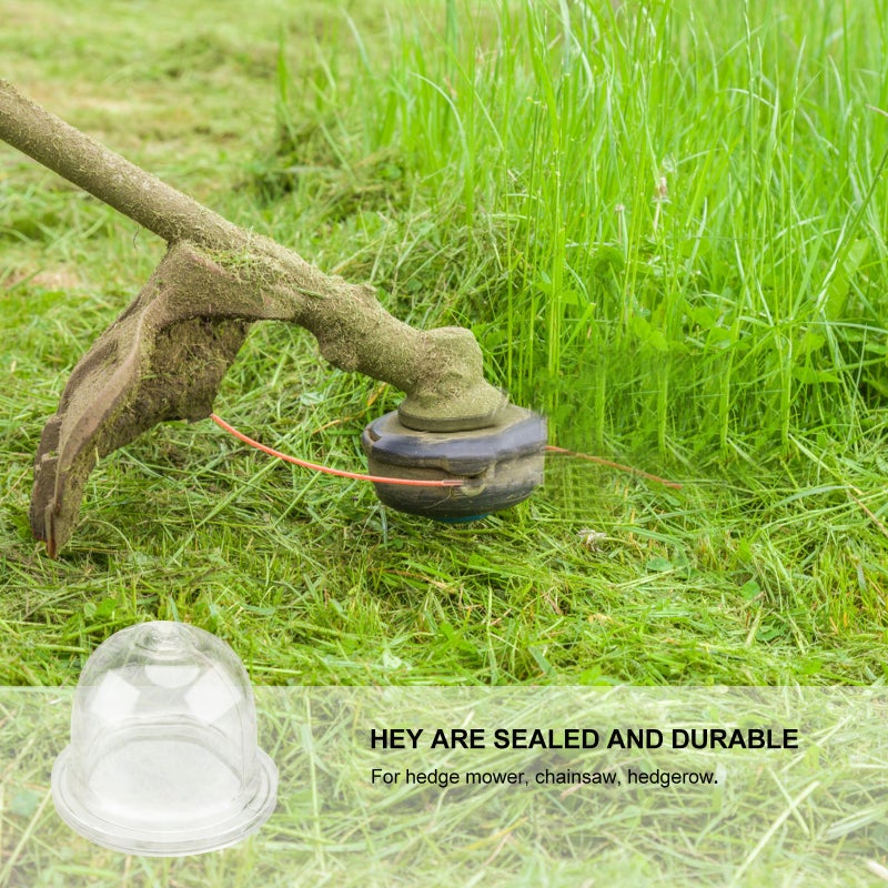2 Pcs Primer Pump Carburetor Primer Bulb for Hedge Mower Chainsaw Hedgerow Picking Machine - Size: - Image 4