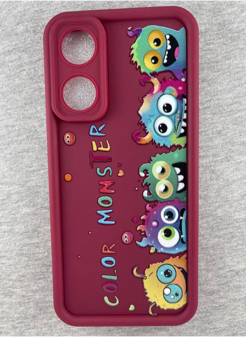 Back Cover Compatible With Phone Oppo Reno 8T - Multi Color 266