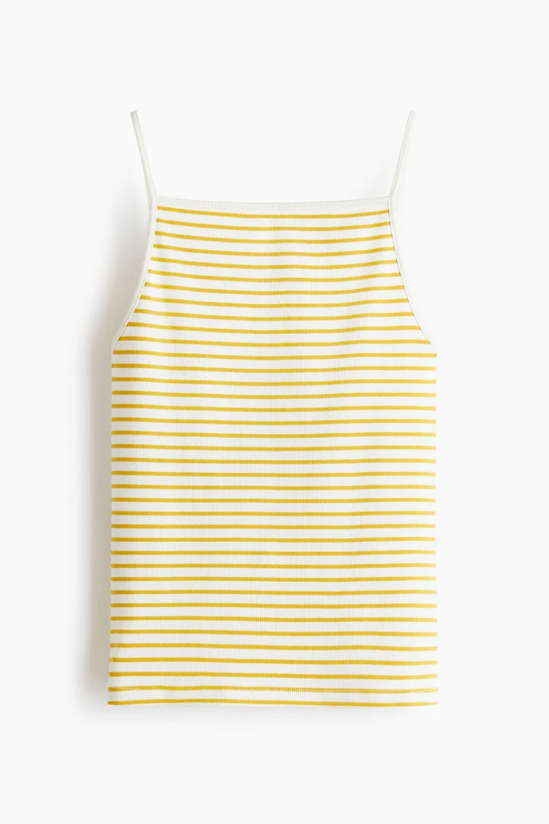H&M Ribbed strappy top