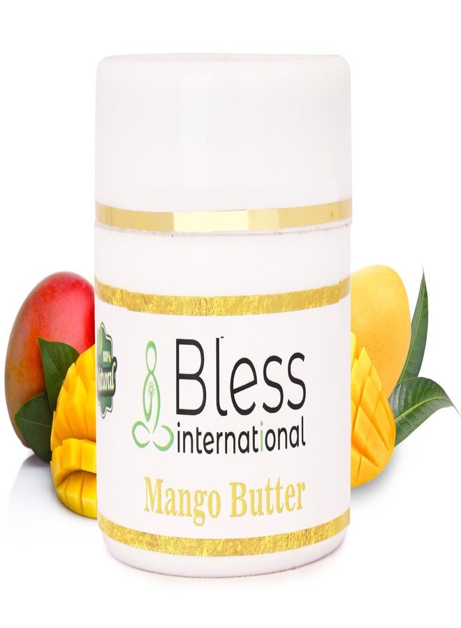 Bless International Organic Raw Mango Butter 100% Pure,Natural & Unrefined| Skin Moisturizer For Face, Body & Hair| 4 OZ/115 GM Ivory/White Grade A | DIY Creams, Balms, Lotions, Soaps| Softens Dry & Tough Skin - Image 3
