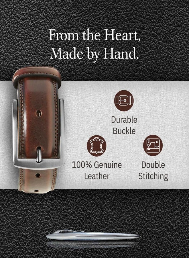 Access Denied Father's Day Gift - Men's Belt, Mens Belts Leather, Dress Belts for Men, Brown Belt Men, Durable Mens Leather Belt - Image 3