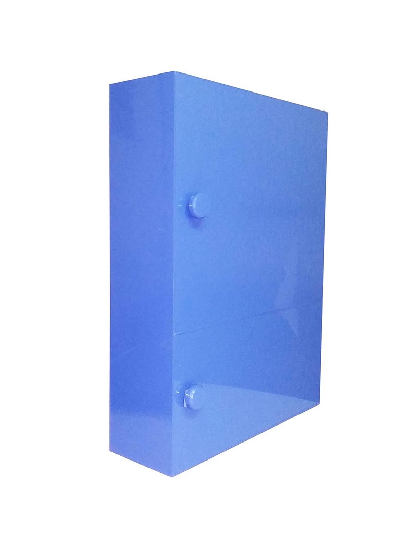 WINACO Aarti Lapis Blue Acrylic 14 x 45 x 18 inch Bathroomwash BasinCosmeticGrooming KitSaving KitStorage Cabinet - Image 1