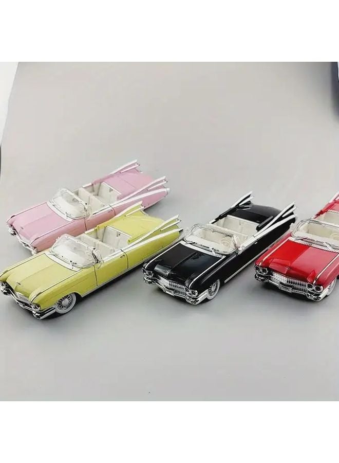 Black 1 24 Scale 1959 Model 62 Series Luxury Convertible Vintage Diecast Car - Image 3