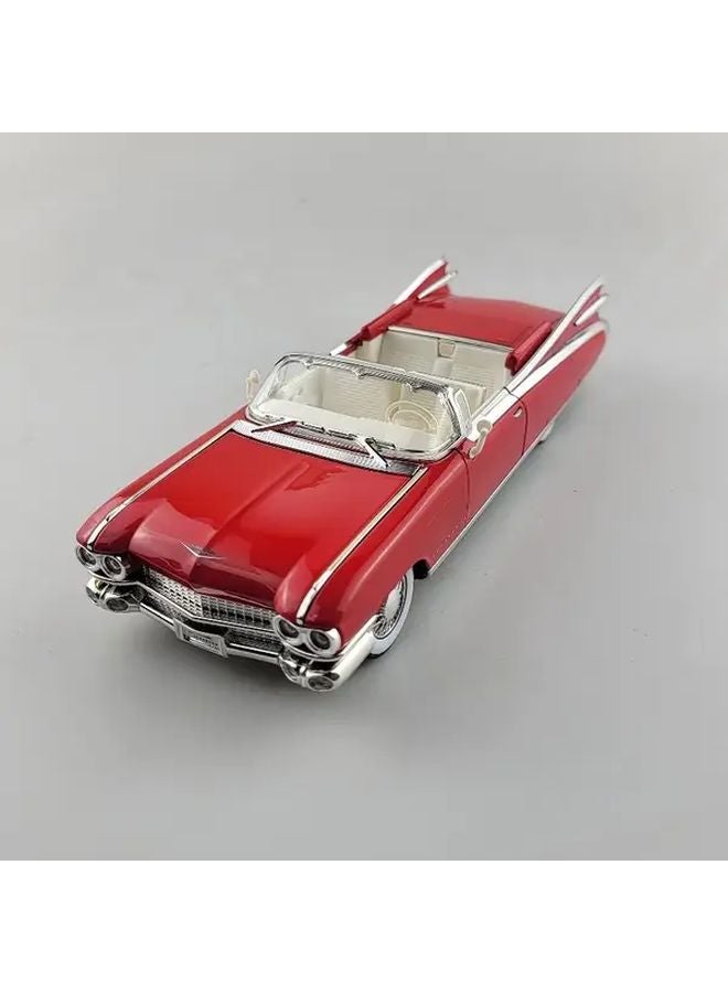 Black 1 24 Scale 1959 Model 62 Series Luxury Convertible Vintage Diecast Car - Image 2