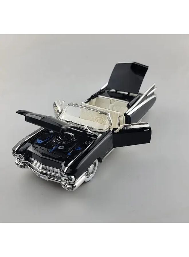 Black 1 24 Scale 1959 Model 62 Series Luxury Convertible Vintage Diecast Car - Image 5