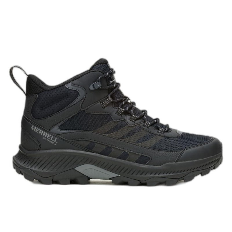 Merrell Mens Speed Strike 2 Mid Waterproof Hiking Boot Black 80