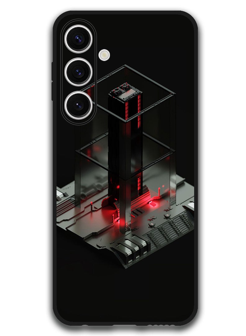 Theodor Protective Case Anti Scratch Shock Proof Bumper Cover For Samsung Galaxy S24 FE processor_technology_3d - Image 1