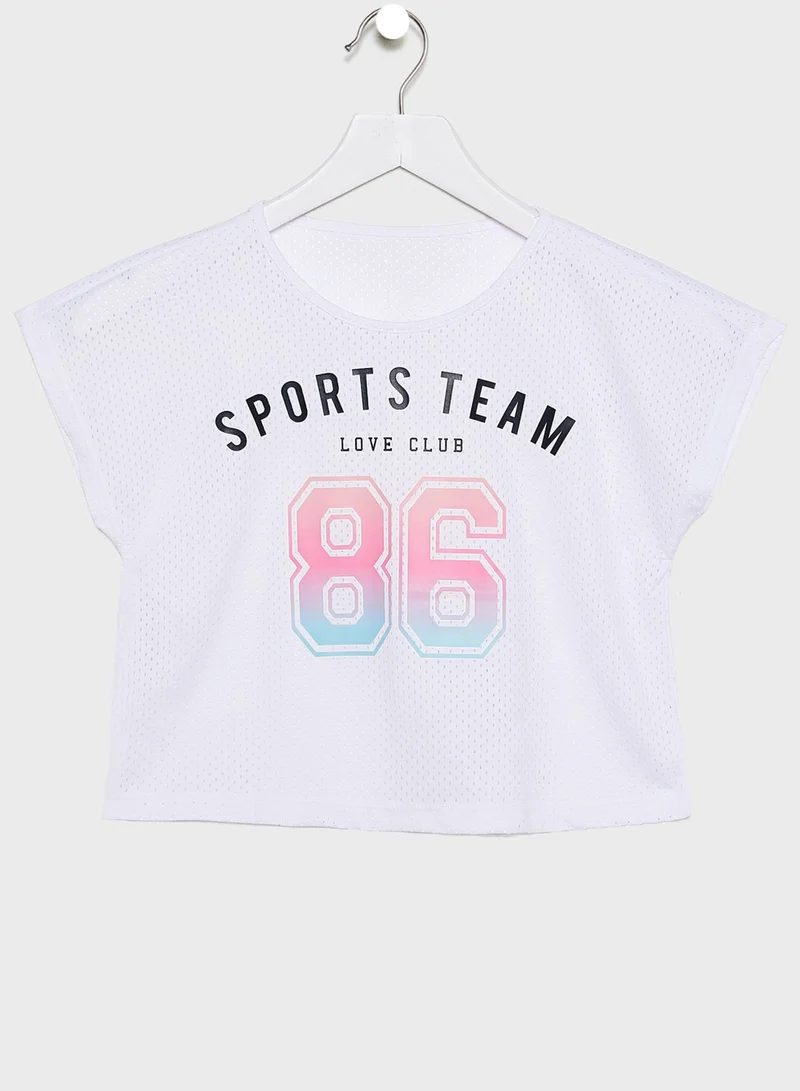 NAME IT Kids Slogan Top