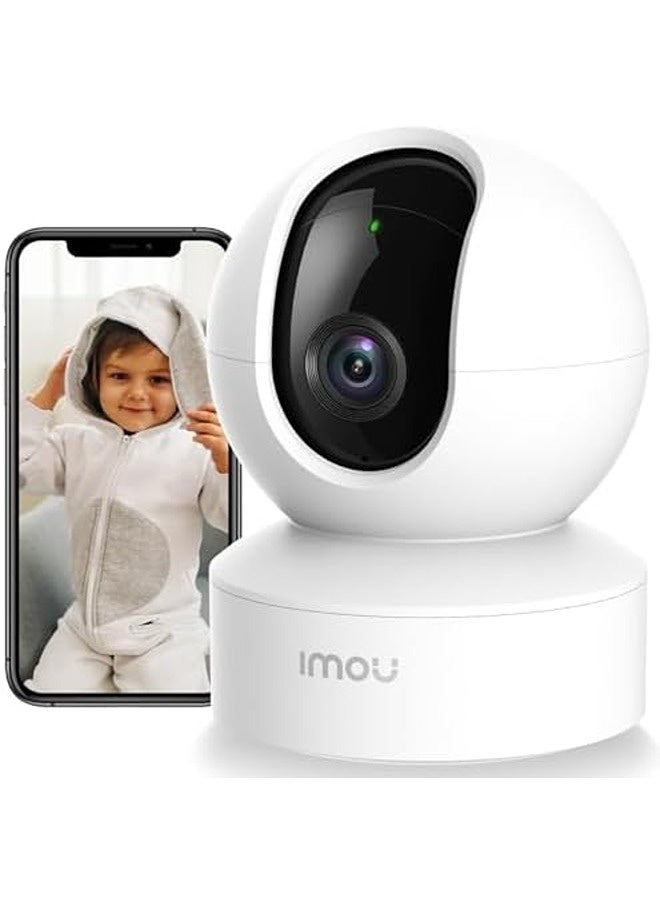 ايمو كاميرا DK2 بدقة 1080P – كاميرا مراقبة منزلية داخلية بدوران 360°، رؤية ليلية بالأشعة تحت الحمراء، كشف الحركة والأصوات غير الطبيعية، مكالمات صوتية ثنائية، صفارة إنذار مدمجة، مثالية لمراقبة الأطفال والحيوانات الأليفة - Image 1