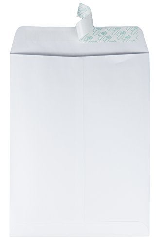 Quality Park 9-1/2 x 12-1/2 Catalog Mailing Envelopes, Redi-Seal Self Seal Envelope Closure, 28 lb White Wove Paper, 100 per Box (QUA44682), Large - Image 4
