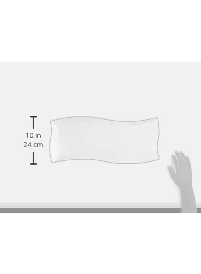 Rosa By Fathy Mahmoud Serving Tray, 53X21Cm - White - Image 3
