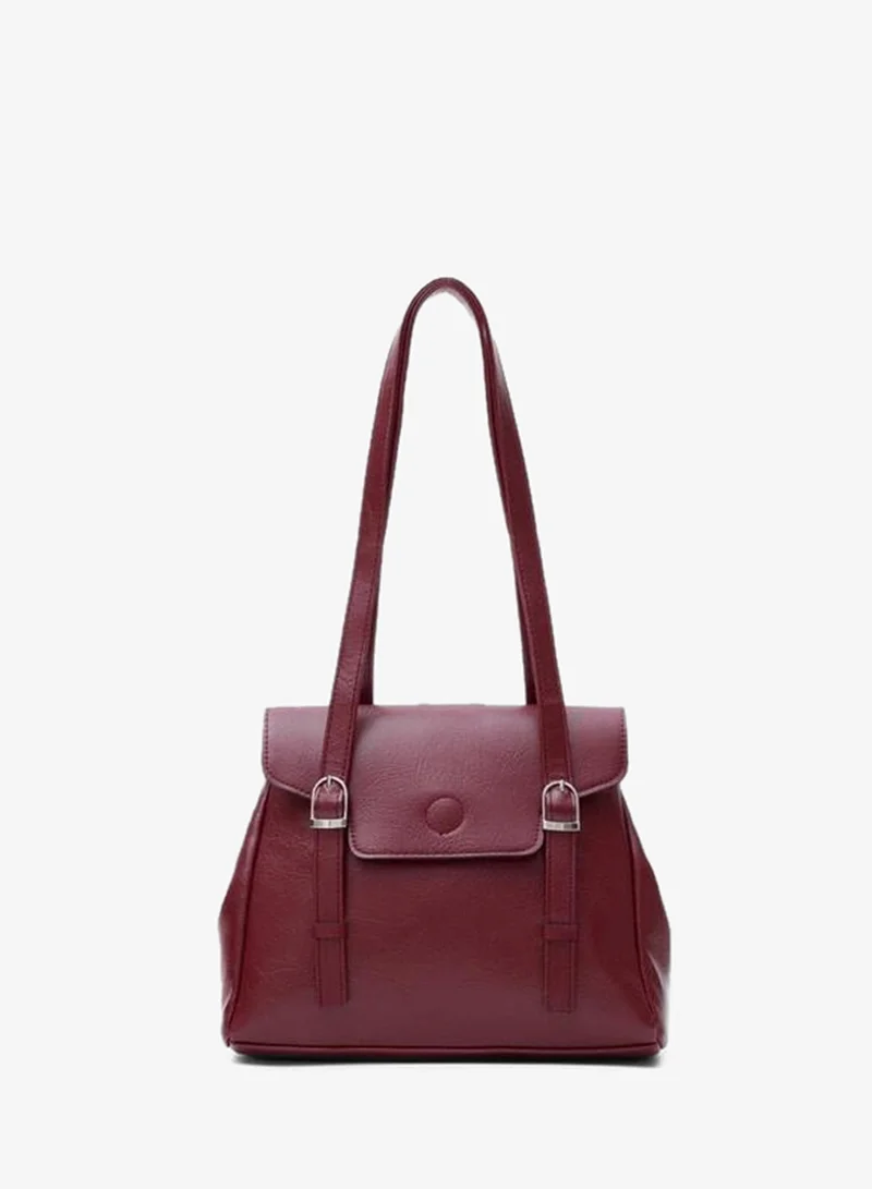 Shule Bags Loma Shoulder Bag Maroon.