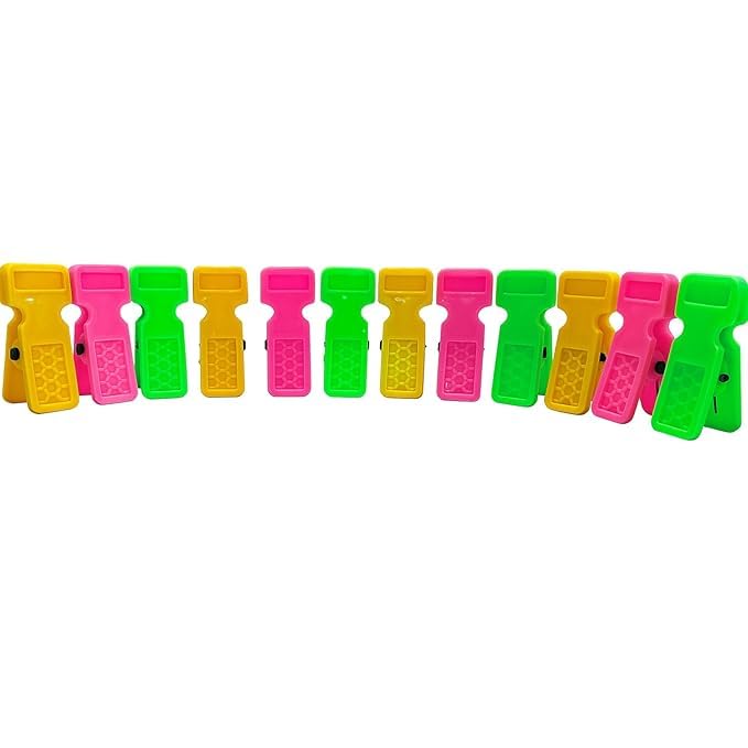 PulGos 24 Pcs Cloth Clips with Storage Box | Heavy Duty Build Laundry Pegs | Wind Resistant Strong Grip | Clothes Pins for Drying & Hanging| Multipurpose Clips for Indoor & Outdoor Use | Plastic Clips - Image 2