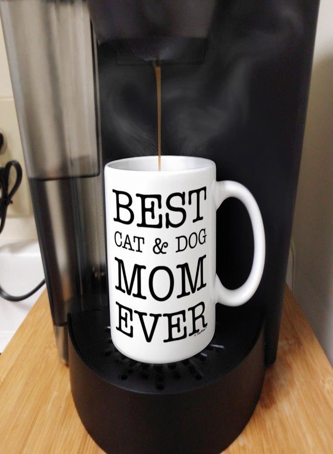 ذيس وير كوب ThisWear Dog and Cat Mom، أفضل كوب قهوة للأمهات من القطط والكلاب على الإطلاق، كوب قهوة سيراميك 11 أونصة بمقبض - Image 5