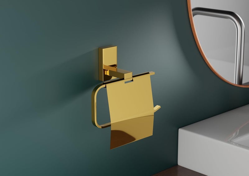 Cordial 304 Grade Stainless Steel TissueToilet Paper Roll HolderBathroom Accessories PVD Gold - Image 2
