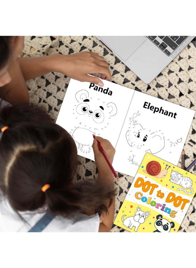 Capstro Dot to Dot Coloring Book for Kids – 50 Connect the Dots Activity Pages with Animal-Themed, Number Connection Puzzles, Coloring Activity Book, Fine Motor Skills Practice - Image 5