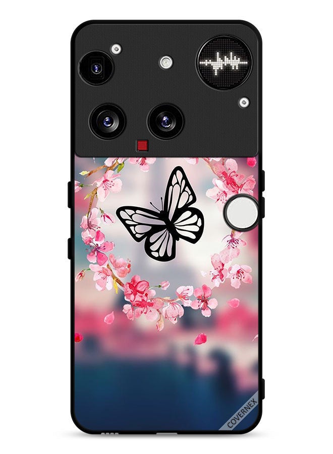 Covernex Nothing Phone (3) Protective Case Cover Butterfly In Flower Ring - Image 1