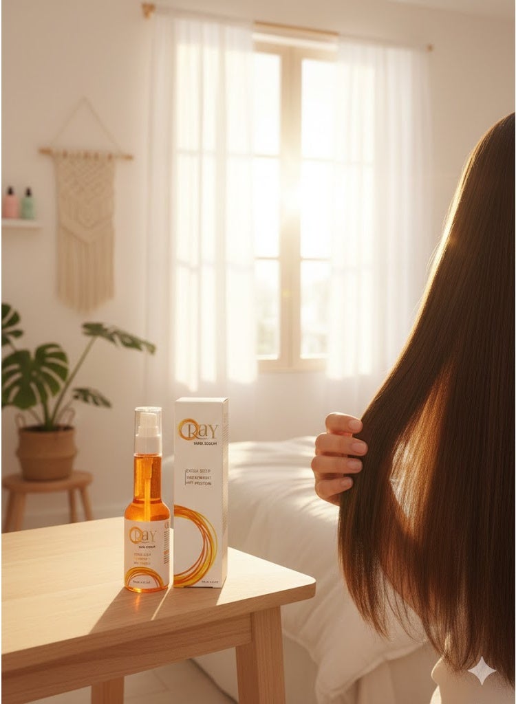 سيرم راي (Ray) للعناية الفائقة بالشعر - معزز بالبروتين لإعادة بناء الشعر الجاف والمصبوغ - 100 مل - Image 3