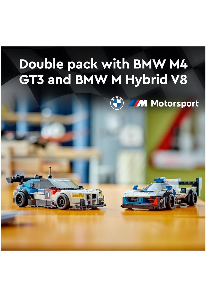 LEGO مجموعة مكعبات بناء سيارة BMW M4 GT3 وBMW M Hybrid V8 76922 من ليجو سبيد تشامبيونز (676 قطعة)  - Image 3