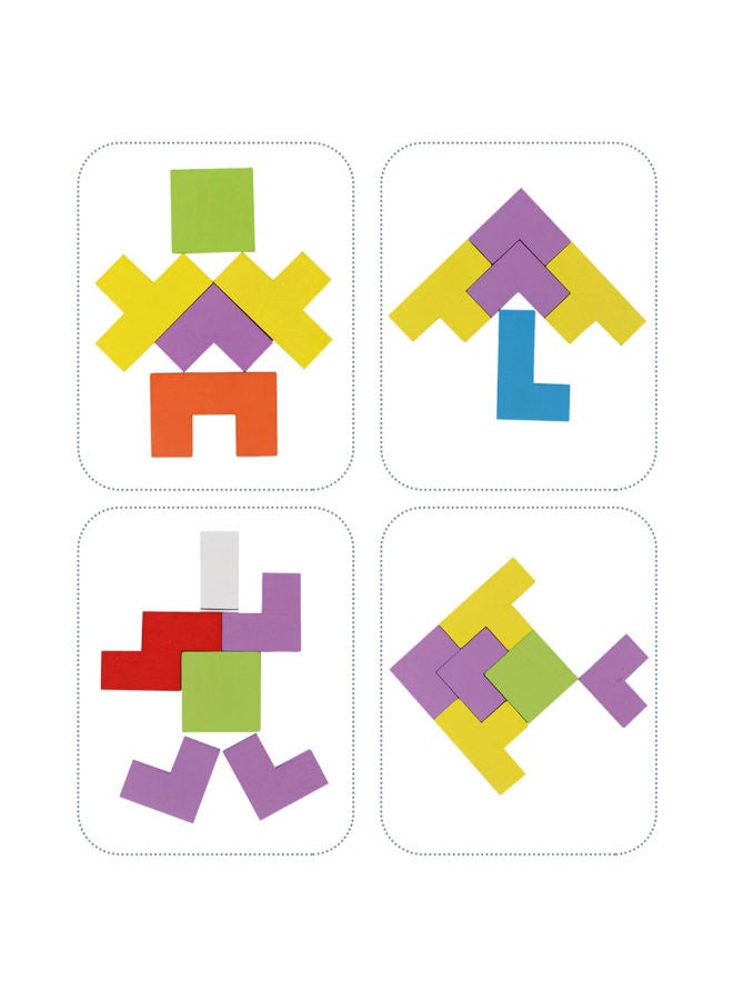 نيبمينينت بازل تتريس تانجرام خشبي منشط للعقل - Image 4