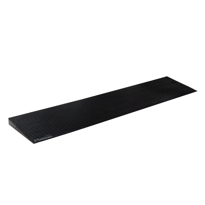 Ruedamann Ruedamann 1 Rise Threshold Ramp1500 LBS Capacity 354 Wide Natural Rubber Power Wheelchair Ramp Cuttable for Doorways NonSlip Rubber Threshold Ramp for DoorwaysDriveways Bathroom