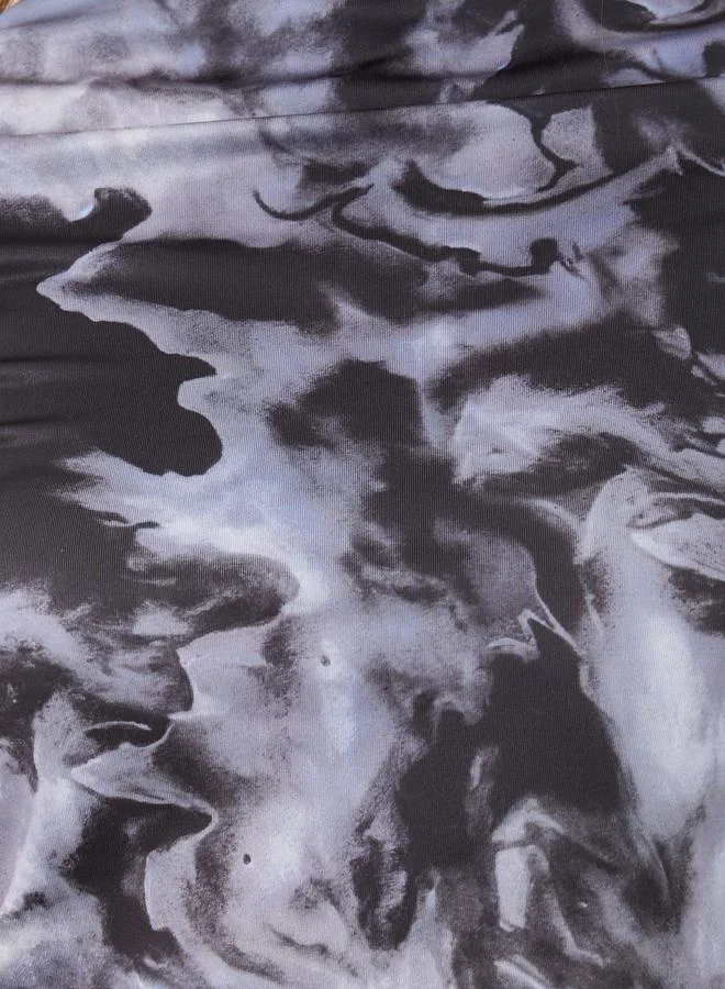 Take Two Take Two Dye Print Long Sleeve Top