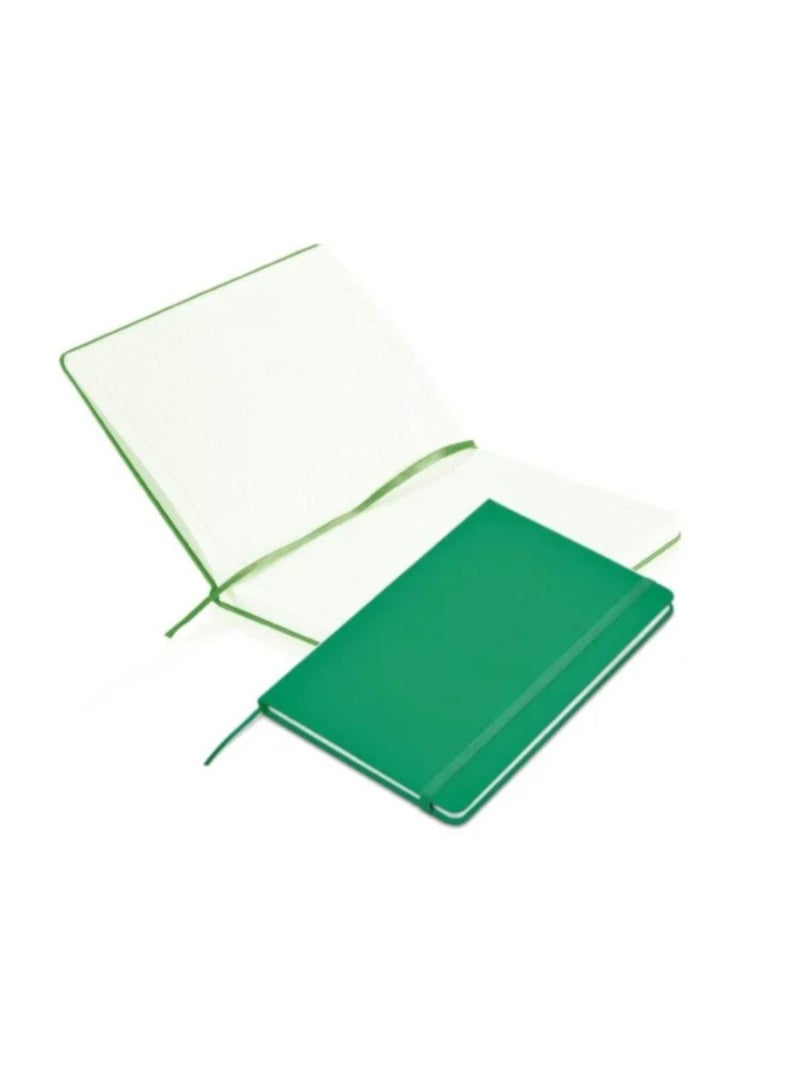 Generic A5 Hard Cover Compact Ruled Notebook, 200 Pages Green - Image 2