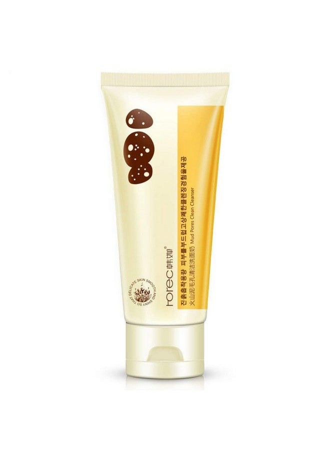ROREC Volcanic Mud Clean Pore Cleanser Foam Natural Skin Сare Moisture 100Ml  - Image 1