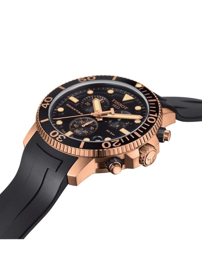 TISSOT - TISSOT Seastar 1000 Men's Swiss Quartz Watch 45.5mm T120.417.37.051.00 - Image 1