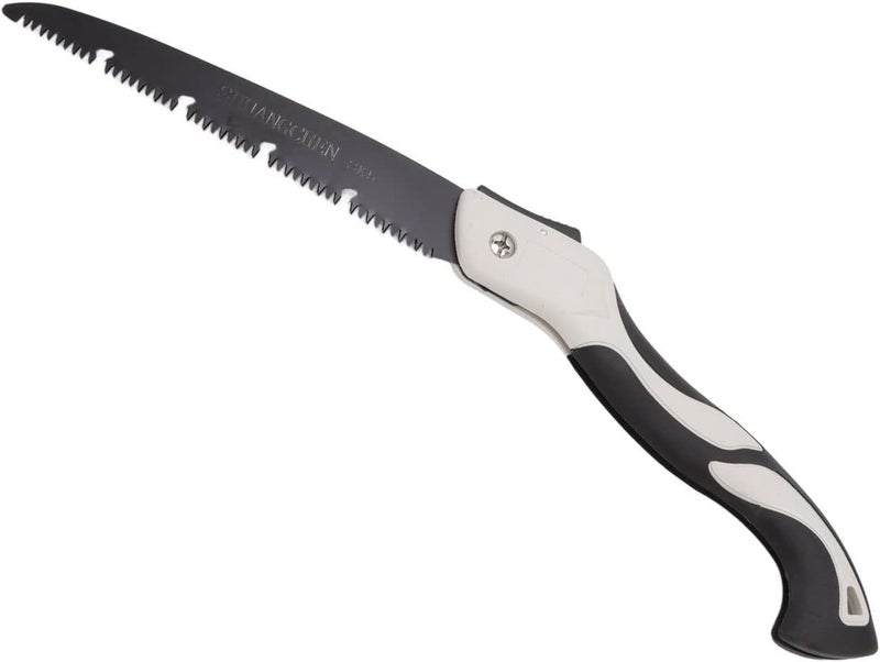 260mm Folding Saw, Saw, Home Hand Pull Woodw Inch Blade Manganese Steel Triple Cut Pruning Saws Felling Garden Small Handheld Tooth with High Speed Chip Receding Slot Teeth - Image 3
