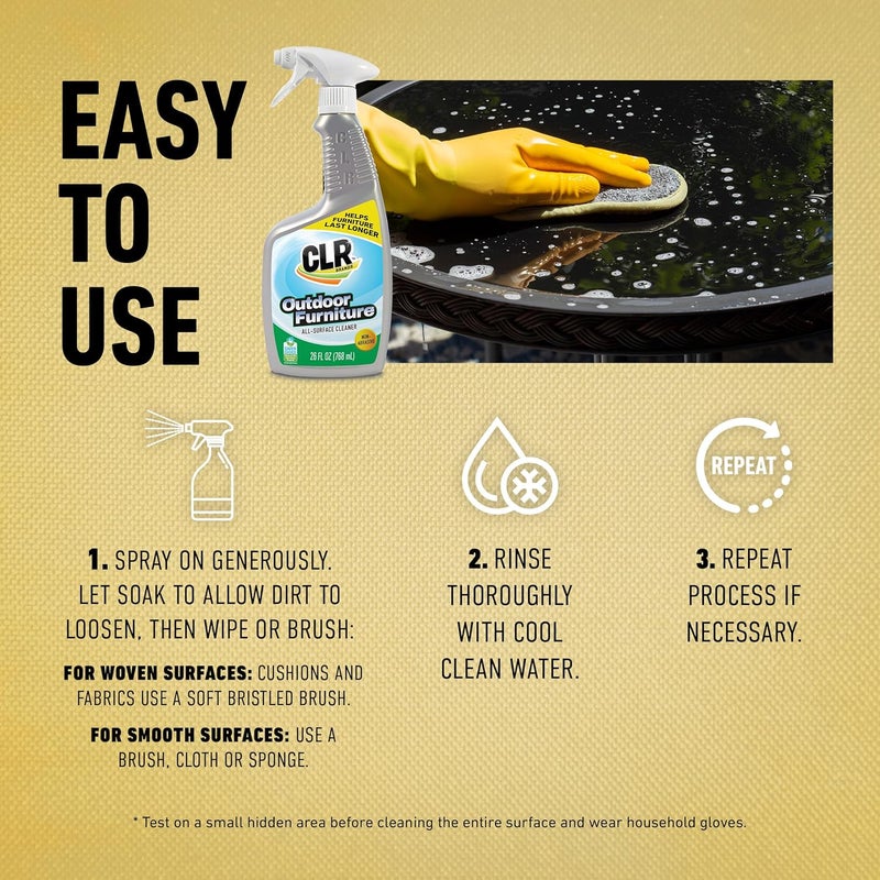 CLR OUTDOOR FURNITURE CLEANER - 26 OZ - Image 5