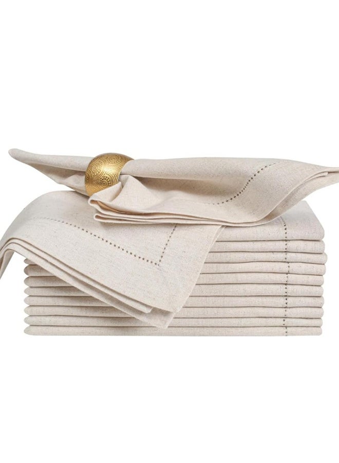 1 cotton-linen blend napkin - Image 1