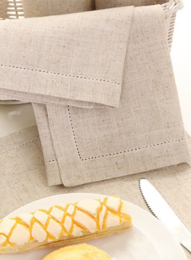 1 cotton-linen blend napkin - Image 5