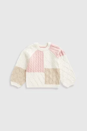 mothercare Patchwork Knitted Jumper