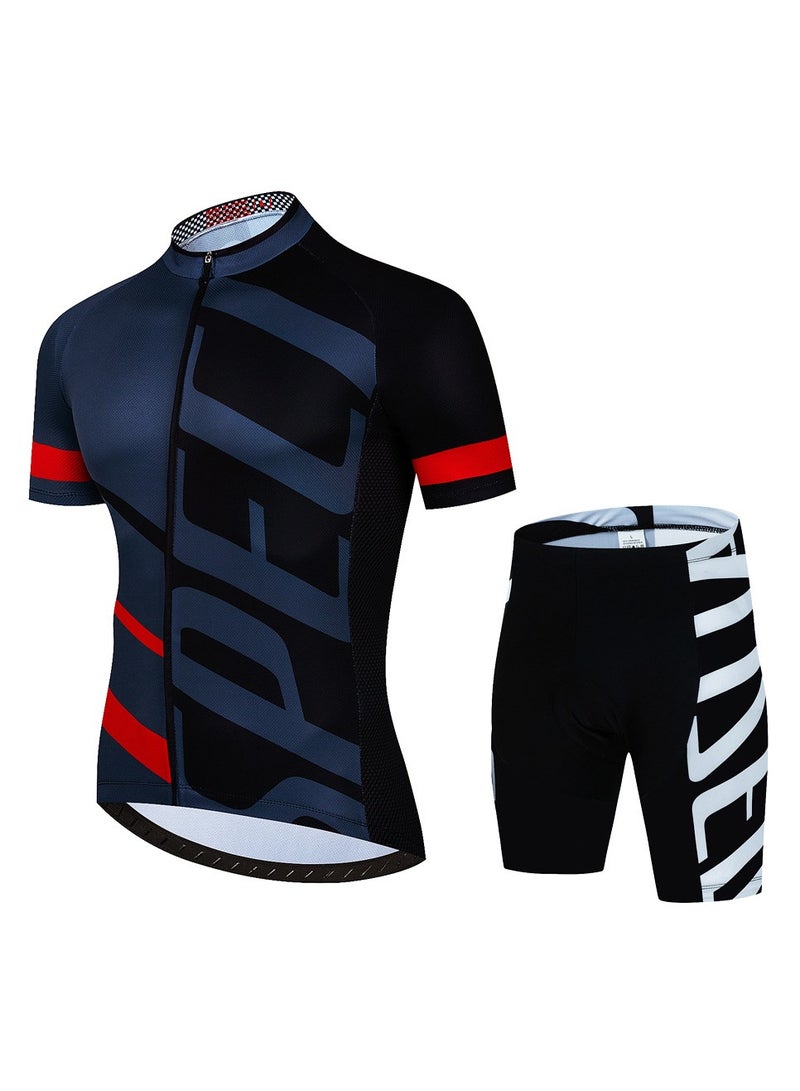 KUYING Summer Short Sleeved Cycling Suit Set  - Image 1
