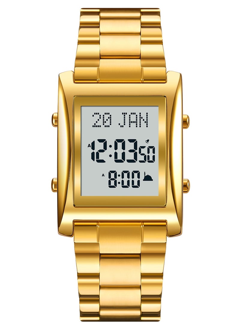 SKMEI Digital watch for muslim AZAN and Qibla for Men  - Image 1