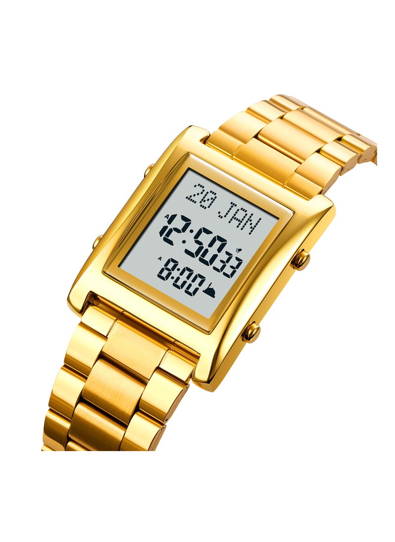 SKMEI Digital watch for muslim AZAN and Qibla for Men  - Image 2