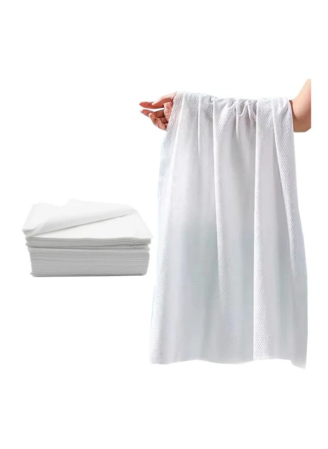 ST CLARA Disposable Sanitary Towels, Super Soft Non-woven Fabrics for Multiple Uses, 3 Different Sizes Towels for Face, Hair, Body, Home Use, Patient Care, Hajj & Umrah, Travel & Trips, Hotels, Health Clubs & Salons  - Image 1