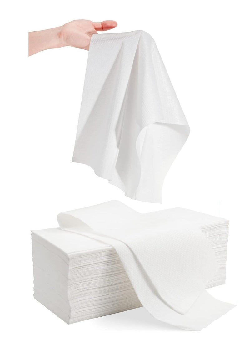 ST CLARA Disposable Sanitary Towels, Super Soft Non-woven Fabrics for Multiple Uses, 3 Different Sizes Towels for Face, Hair, Body, Home Use, Patient Care, Hajj & Umrah, Travel & Trips, Hotels, Health Clubs & Salons  - Image 2