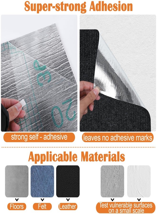 Inchoco Cat Scratch Furniture Protector - 78.7" x 15.8" Trimmable Self-Adhesive Cats Claws Scratch Pads, DIY Cat Climbing Couch Protector for Scratch Post Cat Tree Replacement Indoor (Black) - Image 3