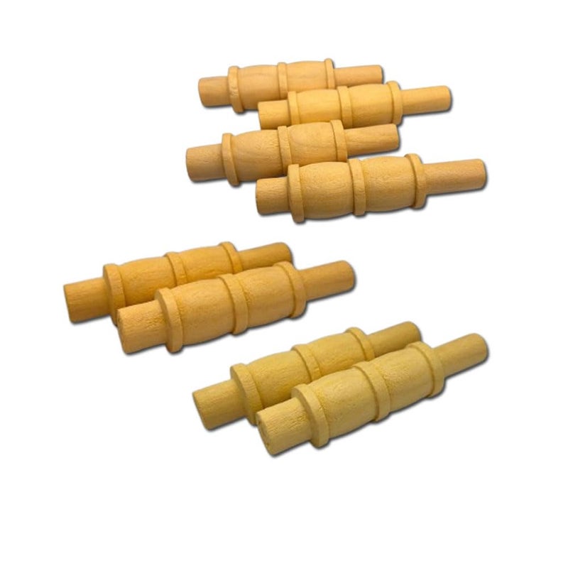 BOXCO Cricket Wooden Bails for Stumps and Wickets, Durable & Lightweight Design, Perfect for Practice and Matches (Pack of 12) - Image 3
