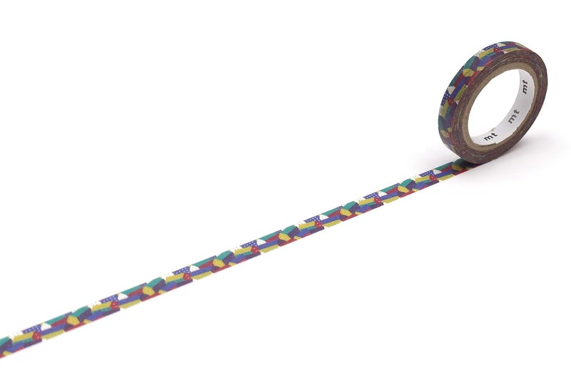 MT mt Washi Masking Tape, 7mm x 7 mtrs Shade -kitanokuni, (Pack of 1)  - Image 1