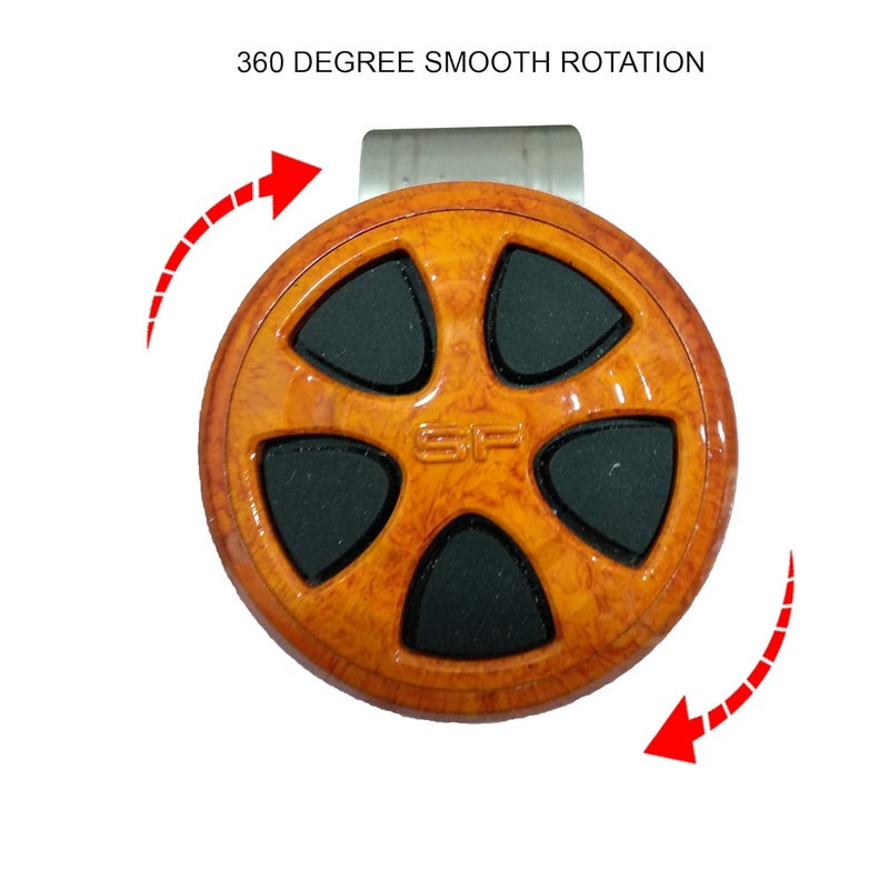 Oshotto Power Handle SK-011 Car Steering Wheel Knob Compatible with Skoda Kodiaq (Wooden) - Image 4