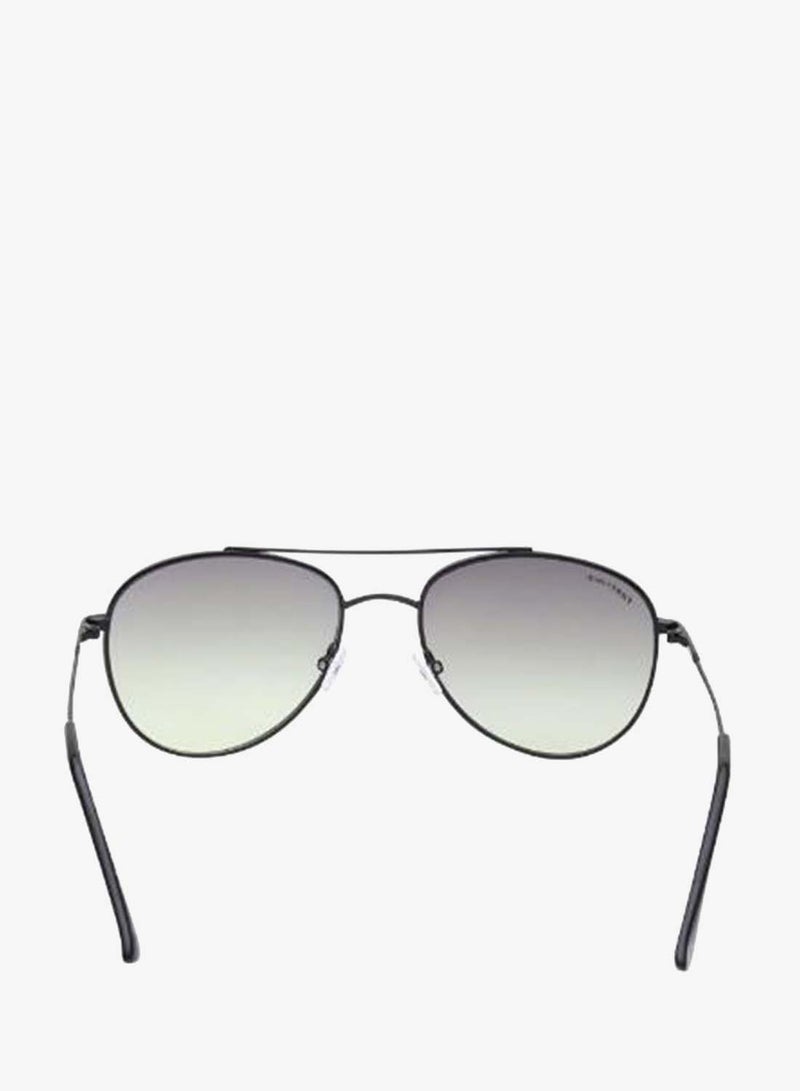 fastrack Non Polarized Sunglasses Black Frame Green Mirror Lens 55mm  - M256GR4V - Image 4