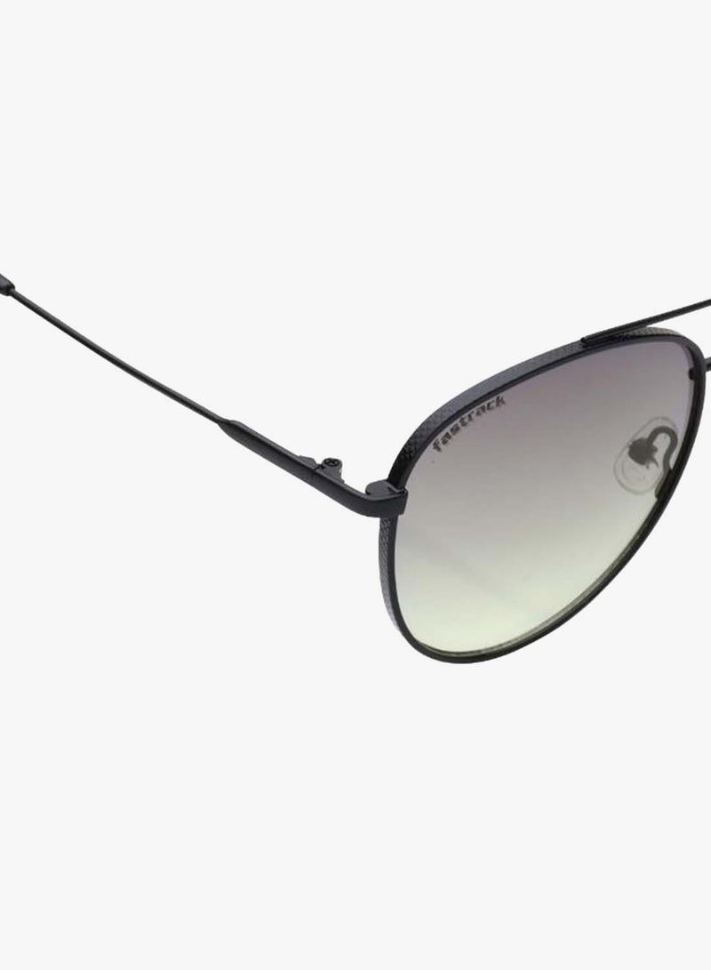fastrack Non Polarized Sunglasses Black Frame Green Mirror Lens 55mm  - M256GR4V - Image 5