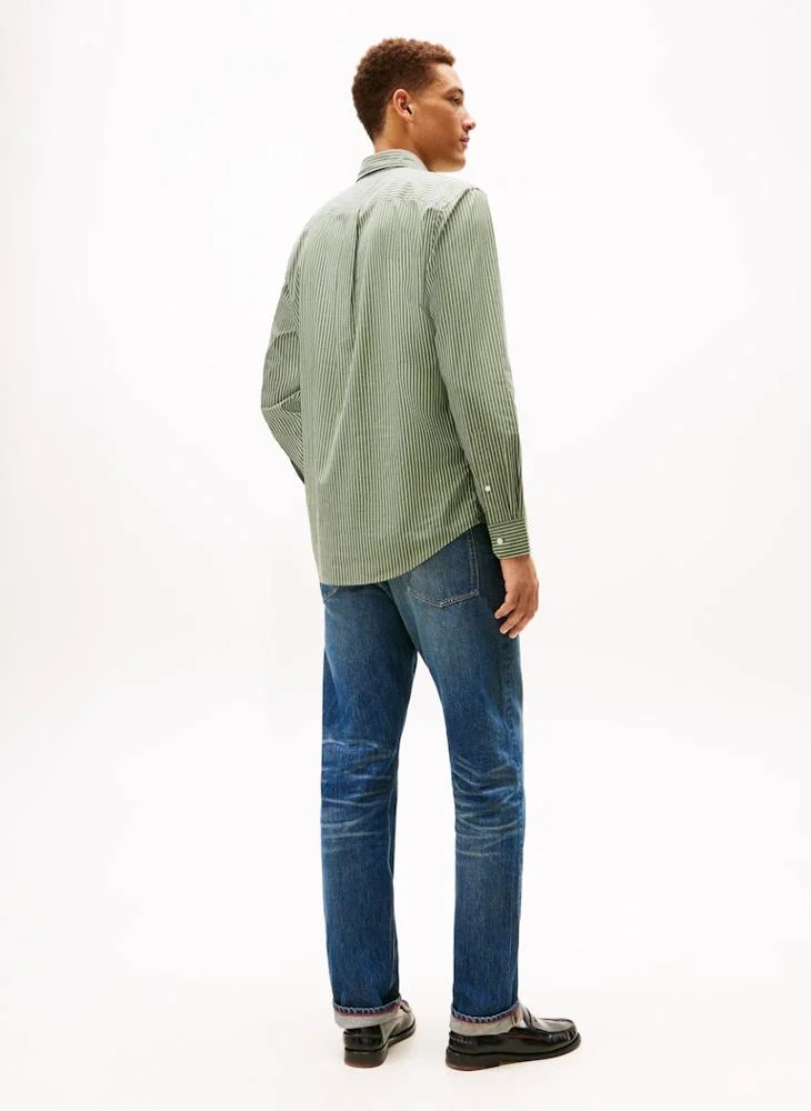 TOMMY HILFIGER Core Hairline Poplin Regular Fit Shirt