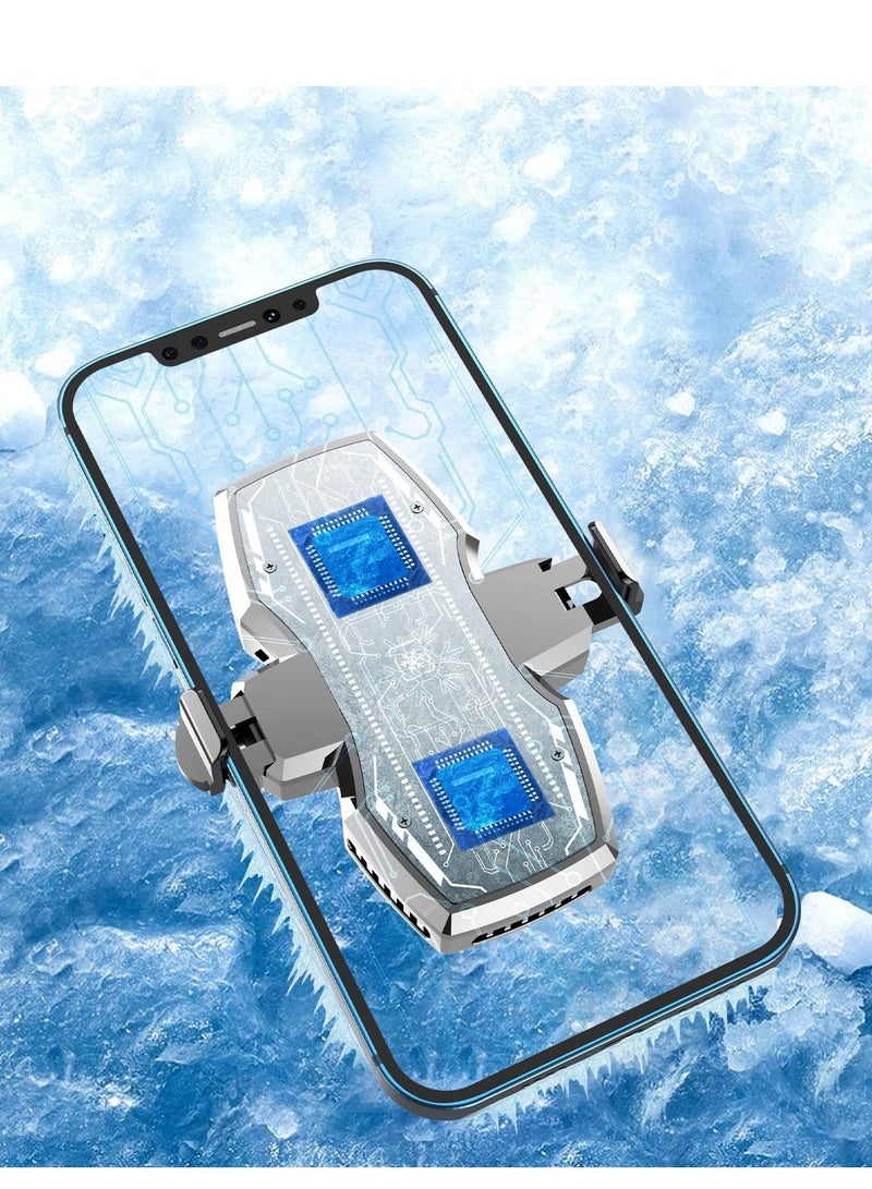 Mobile Phone Radiator Cooling Box Cooler Semiconductor Gaming Aid Phone Cooler for Tiktok Live Outdoor Vlog Mobile Gaming Watch Video  - Image 3