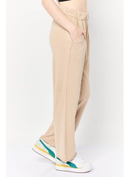 Aerie Women Petite Plain Sweatpants, Light Tan  - Image 4
