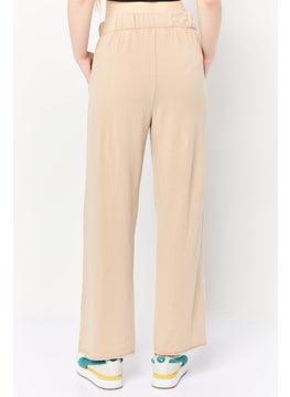 Aerie Women Petite Plain Sweatpants, Light Tan  - Image 3